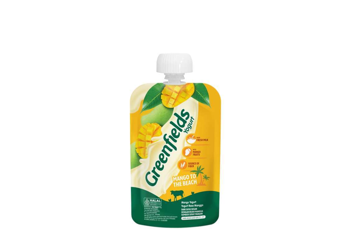 Pekanbaru Greenfields Yogurt Mango Pouch 110Gr