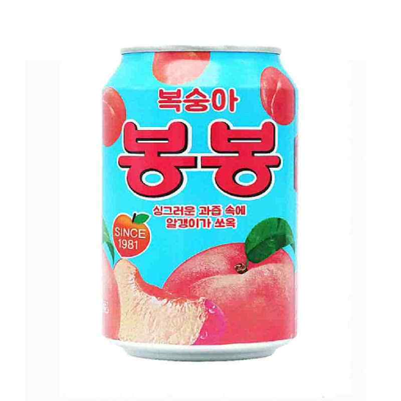 Pekanbaru Haitai Peach Juice With Sacs 238Ml Can