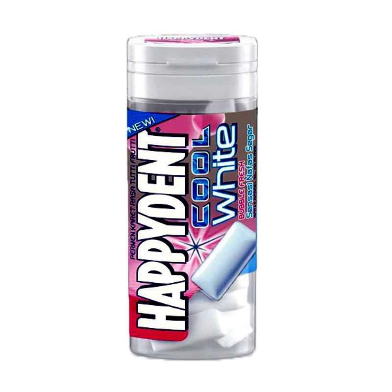 Pekanbaru Happydent Cool White Asst Pocket Btl 28G