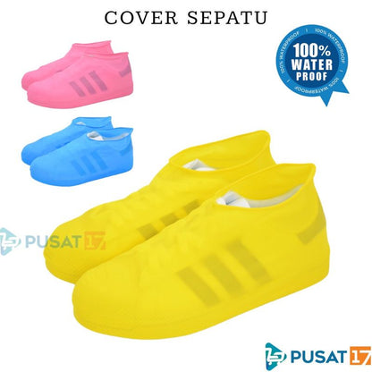 Pekanbaru Cover Sepatu Anti Air Bahan Karet Silikon Latex / Sarung