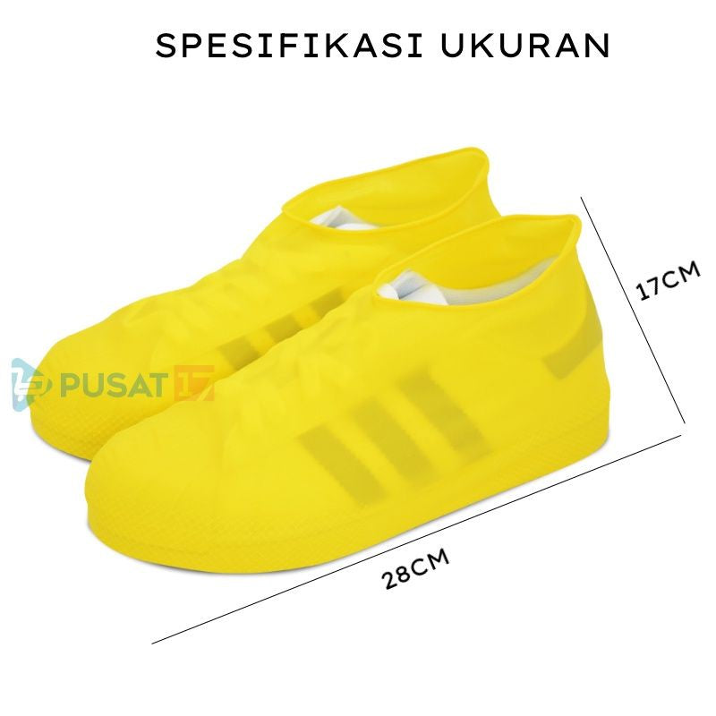 Pekanbaru Cover Sepatu Anti Air Bahan Karet Silikon Latex / Sarung