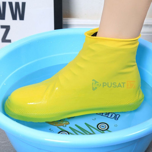 Pekanbaru Cover Sepatu Anti Air Bahan Karet Silikon Latex / Sarung