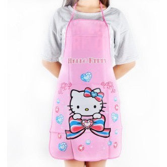 HR-Celemek Apron Masak Dapur Anti Tahan Air Waterproof Jumbo Transparan Import