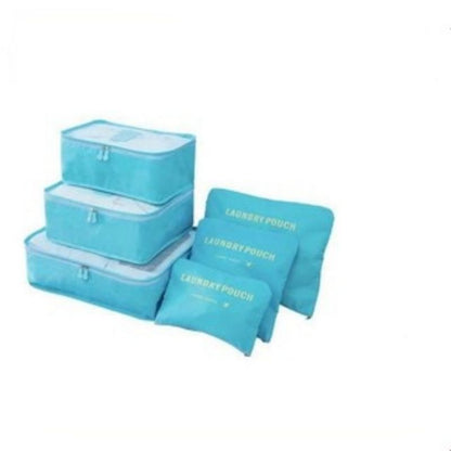 Pekanbaru Travel 6 In 1 Bag Set Storage Organizer Koper / Tas