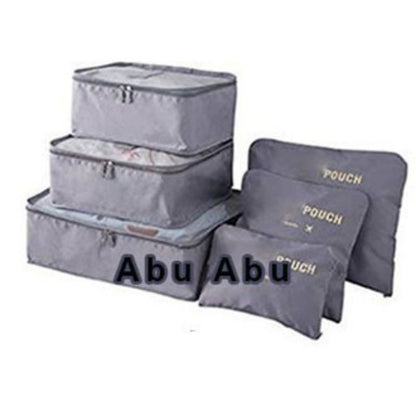 Pekanbaru Travel 6 In 1 Bag Set Storage Organizer Koper / Tas