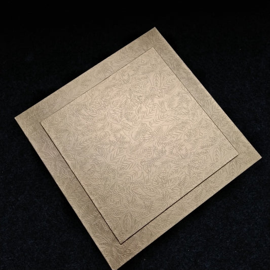 Pekanbaru Cake Board / Tatakan Kue / Alas Kue Petak Gold Motif Berbagai Ukuran
