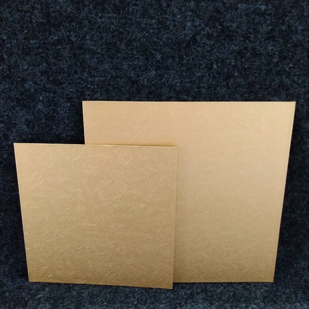 Pekanbaru Cake Board / Tatakan Kue / Alas Kue Petak Gold Motif Berbagai Ukuran