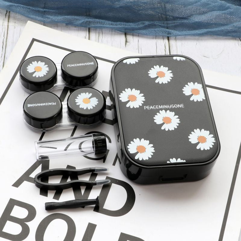 Pekanbaru Tempat Softlens 2In1 Model Bunga Daisy Deasi Desi Travelkit