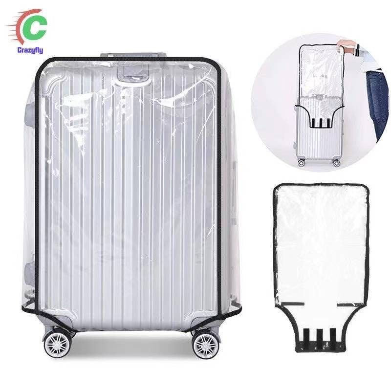 Pekanbaru Pelindung Koper Anti Gores /Grosiran Luggage Cover Transparant Cover Pelindung Koper Transparan Ukuran