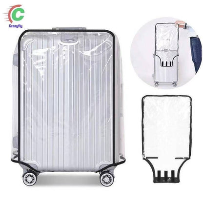 Pekanbaru Pelindung Koper Anti Gores /Grosiran Luggage Cover Transparant Cover Pelindung Koper Transparan Ukuran