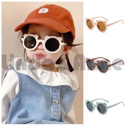 Pekanbaru Kacamata Bulat Kartun Bayi Cocok Untuk Anak Usia 0-8 Tahun