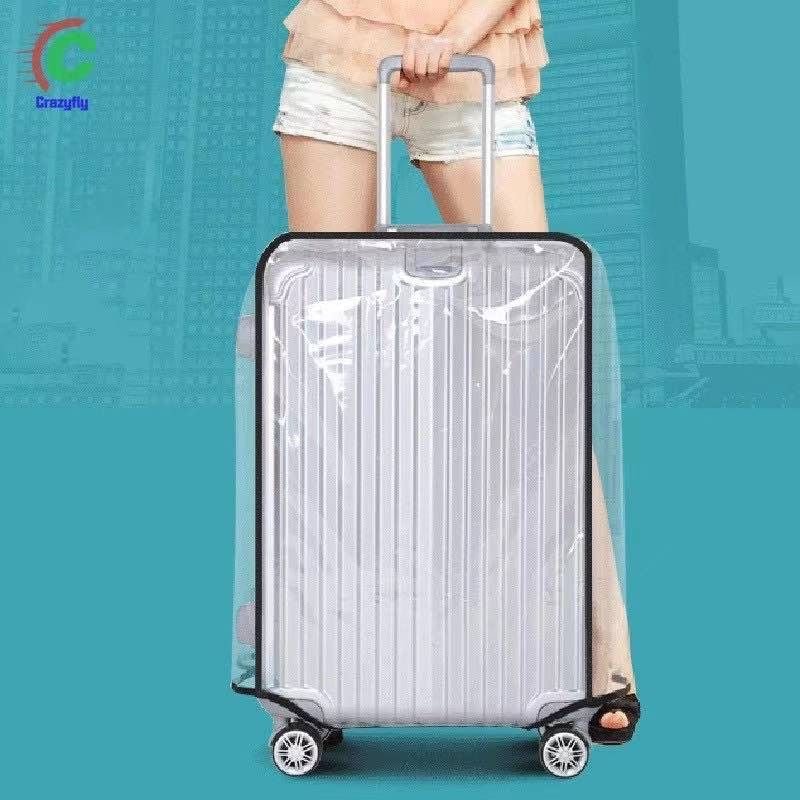 Pekanbaru Pelindung Koper Anti Gores /Grosiran Luggage Cover Transparant Cover Pelindung Koper Transparan Ukuran