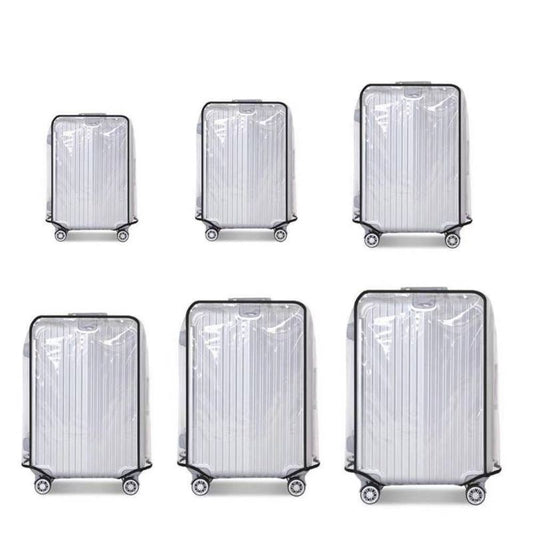 Pekanbaru Pelindung Koper Anti Gores /Grosiran Luggage Cover Transparant Cover Pelindung Koper Transparan Ukuran