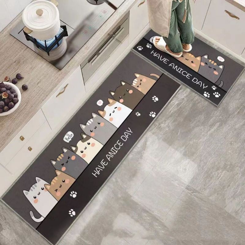 (SET DIATOMITE) Keset Lantai Dapur 2 in 1 Diatomite Anti Slip  PREMIUM/Keset Kaki Anti Bau Nyerap Air Anti Bakteri/ Keset Batu Kamar Mandi