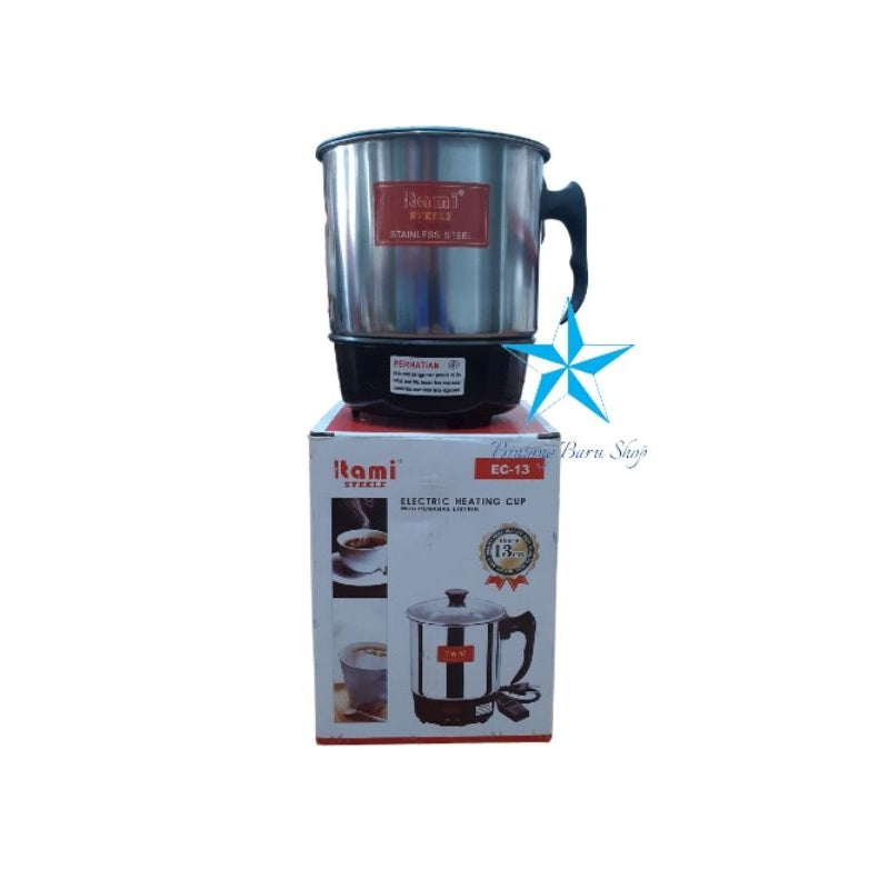Pekanbaru Mug Elektrik Teko Listrik Stainless Steele / Itami Steele Pemanas Air Steele / Itami Steele / Happy Fun