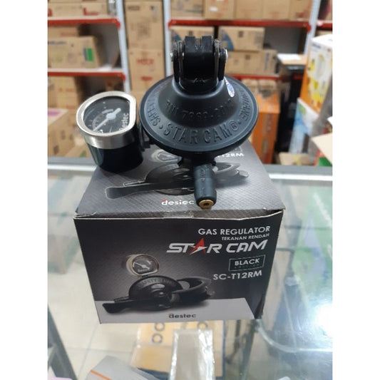 Pekanbaru Regulator Gas Lpg Starcam Destec Sc T12Rm + Amper (Tekanan Rendah)