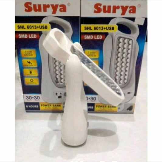 Pekanbaru Surya Lampu Emergency Shl 6013 Usb Ligth Led Smd Plus Powerbank
