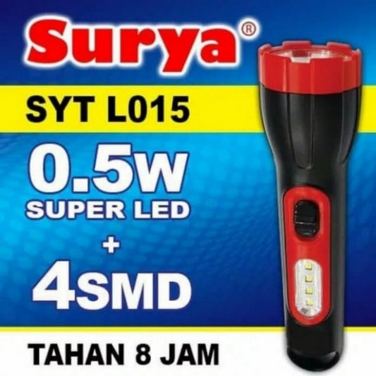 Pekanbaru Senter Cas Surya Syt L015 Super Led Rechargeable
