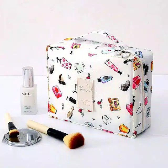 HR-Tas Kosmetik Multifungsi Kosmetik Pouch Tas Make Up Monopoly Makeup Multi Pouch Travel Import Murah Viral Souvenir Pesta Hadiah Kondangan
