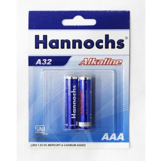 Pekanbaru Baterai Hannochs Alkaline Aaa / A3 Isi 2Bh