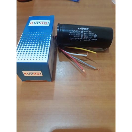 Pekanbaru Kapasitor 16Uf + 8Uf Kupro / Capasitor 16Uf+8Uf / Kapasitor 16Uf Dan 8Uf 450V