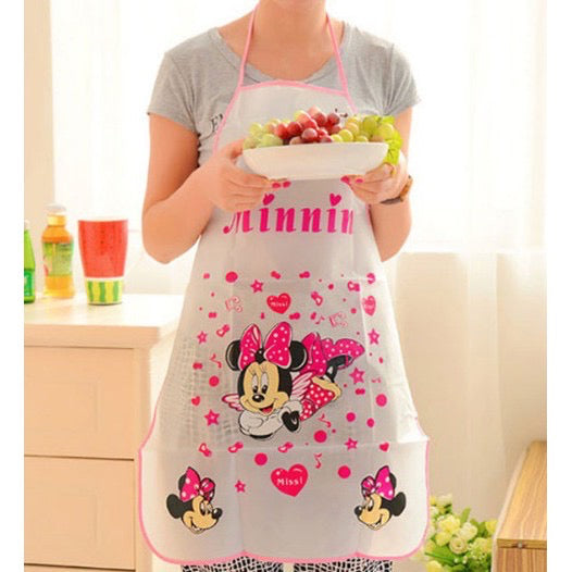 HR-Celemek Apron Masak Dapur Anti Tahan Air Waterproof Jumbo Transparan Import