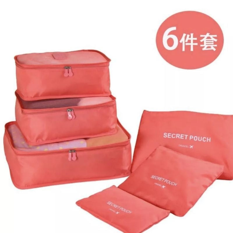 Pekanbaru Travel 6 In 1 Bag Set Storage Organizer Koper / Tas