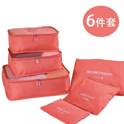 Pekanbaru Travel 6 In 1 Bag Set Storage Organizer Koper / Tas