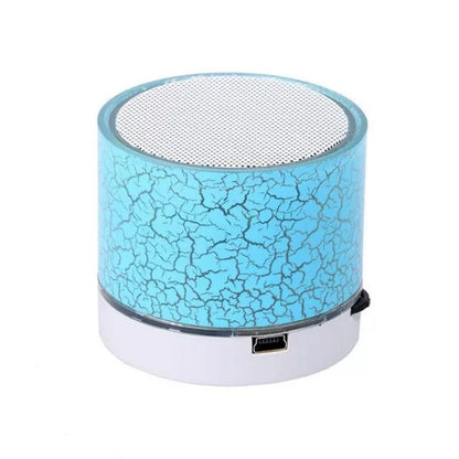 Pekanbaru Speaker Bluetooth Creck Effect ( Motif Retak ) Mini S-10 Lampu Led Super Bass