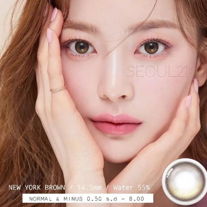 Pekanbaru Glowy By Urban/Topgel/Elcoco 14.5 Mm Normal Minus /Softlens Natural