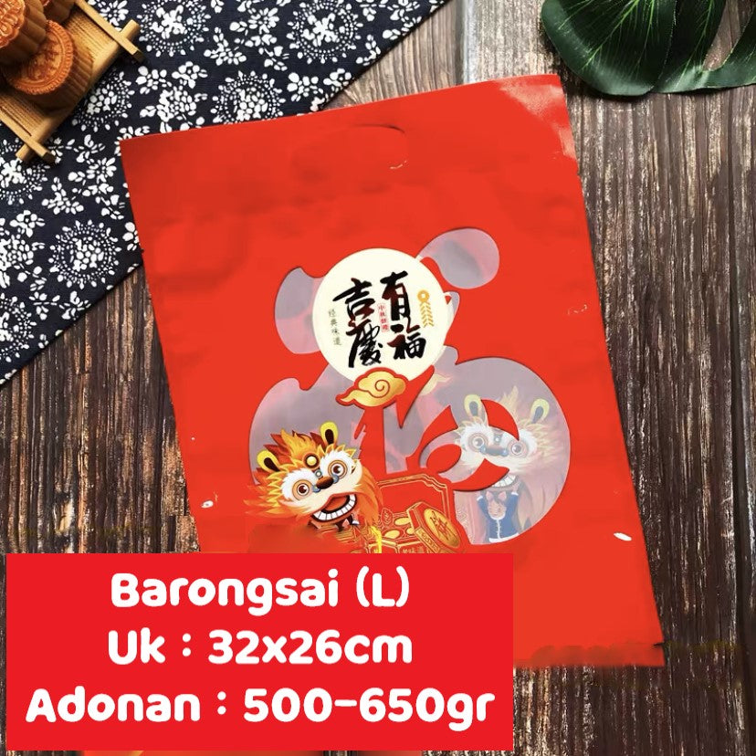 Pekanbaru Plastik Mooncake / Kue Bulan Non-Seal Ukuran Xl Per Pcs