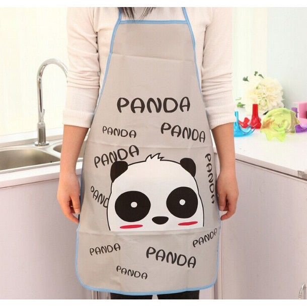 HR-Celemek Apron Masak Dapur Anti Tahan Air Waterproof Jumbo Transparan Import