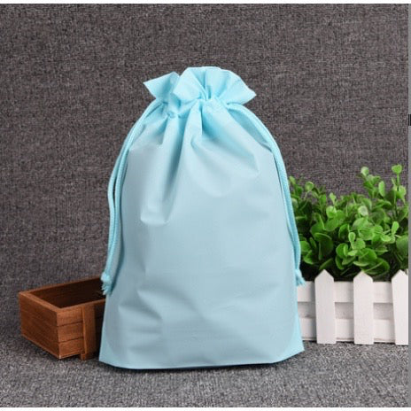 HR-Premium Drawstring Pouch Bag Tas Serut Packaging Makeup Kantong Travel Warna Pastel Sebaguna Bahan Tebal Organizer Bag Anti Air Tempat Penyimpanan Pakaian Make Up Pouch Serut Murah