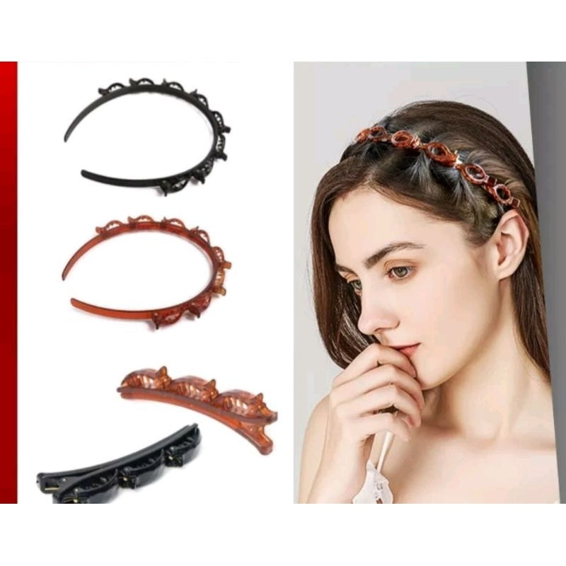 Pekanbaru Bando Rambut Klip Kekinian,Bando Kepang Jepit Poni