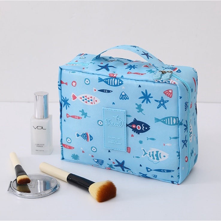 HR-Tas Kosmetik Multifungsi Kosmetik Pouch Tas Make Up Monopoly Makeup Multi Pouch Travel Import Murah Viral Souvenir Pesta Hadiah Kondangan