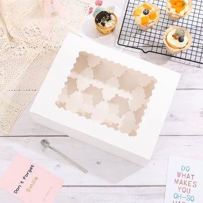 Pekanbaru Box / Kotak Cupcake Muffin Karton Dengan Display