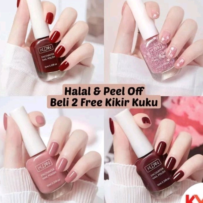 Pekanbaru Kudan Kutek Peel Off Halal Tahan Lama Wangi Cat Kuku Halal Muslimah