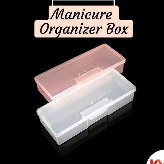Pekanbaru Nail Tool Box Manicure Organizer Box Kotak Wadah Alat Nail Art Kotak Storage