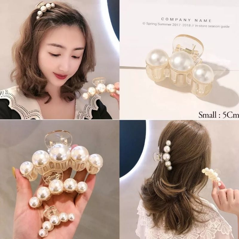 Pekanbaru Jepitan Mutiara Jedai Jepit Rambut Wanita Besar Aksesoris Fashion Korea