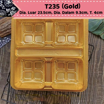 Pekanbaru Mika Tray Mooncake / Kue Bulan Petak Sekat Per Pack