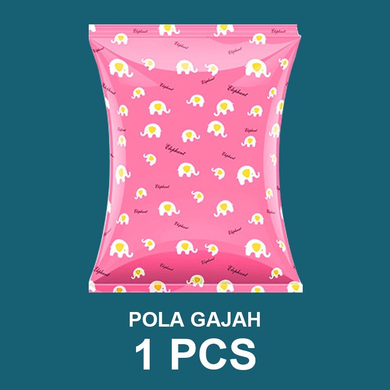 HR- Vacuum Bag /Vacuum Kantong Pakaian Plastik Tebal Vacum Plastik Bag Travel Vacum Laundry Bag Padat Kedap Udara