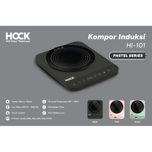 Pekanbaru Kompor Induksi Hock Hi-101 / Kompor Hock Induksi Hi 101 Pastel Series / Kompor Listrik Hock