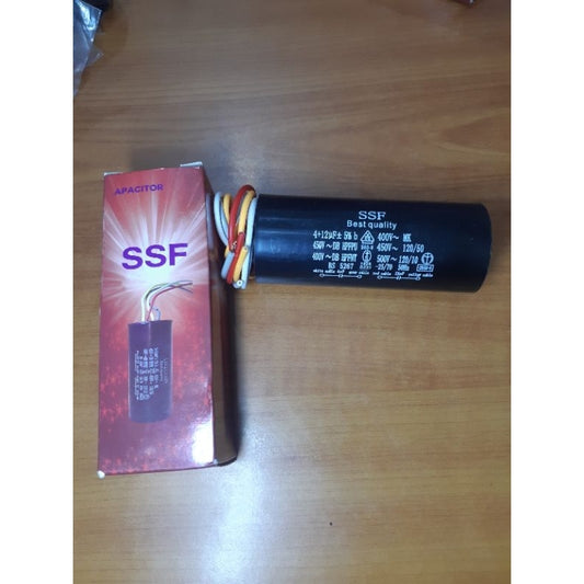 Pekanbaru Kapasitor 12Uf + 4Uf Ssf / Capasitor 12Uf+4Uf / Kapasitor 12Uf Dan 4Uf 450V