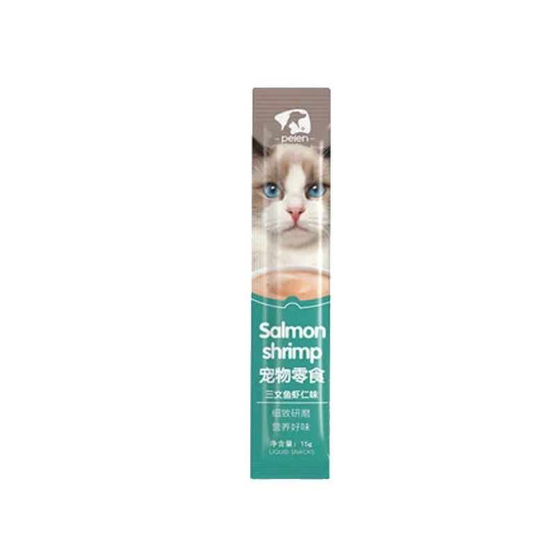 HR-Peien MCJ Snack Kucing hewan peliharaan Makanan Kucing Basah Batang Cat Stick 15gr Cat Treats Cat Food Strip