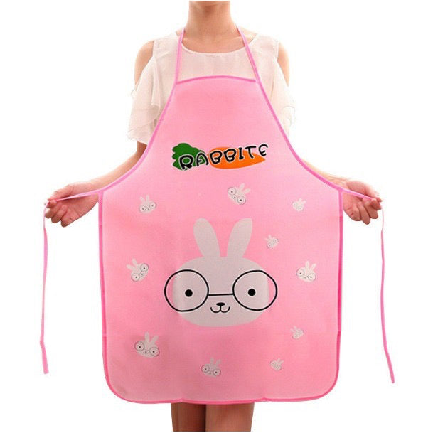 HR-Celemek Apron Masak Dapur Anti Tahan Air Waterproof Jumbo Transparan Import