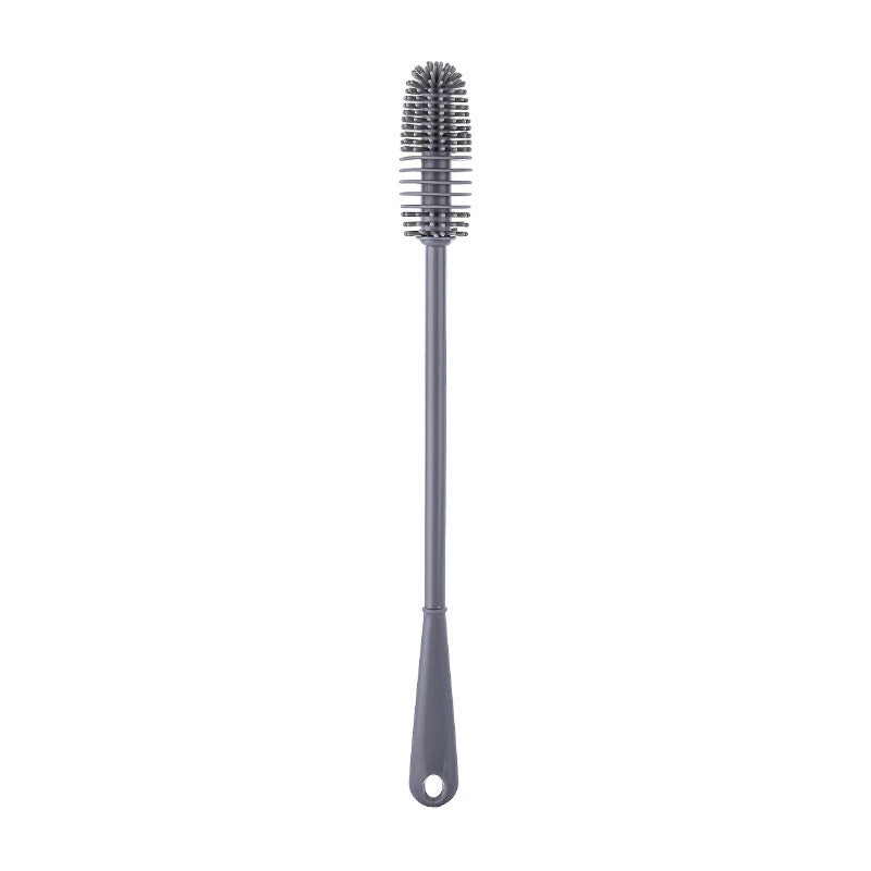 HR- SIKAT PEMBERSIH BOTOL BAYI  SILIKON 3IN1 / SIKAT GELAS TUMBLR TUTUP BOTOL MINUM ANAK SILIKON GAGANG PANJANG SERBAGUNA MULTIFUNGSI / BOTTLE BRUSH SILICONE
