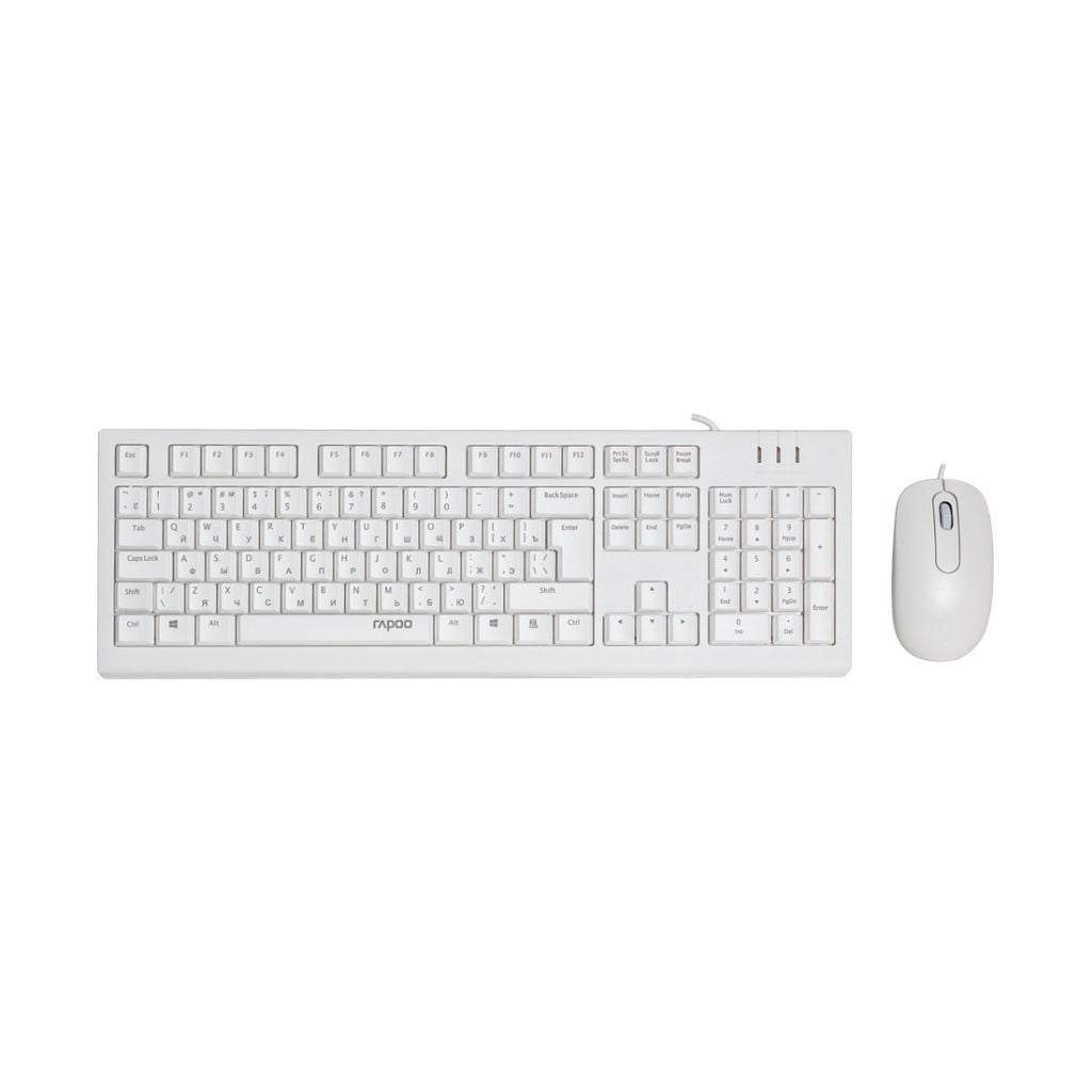 Pekanbaru Wired Optical Mouse & Keyboard Combo Rapoo X120Pro
