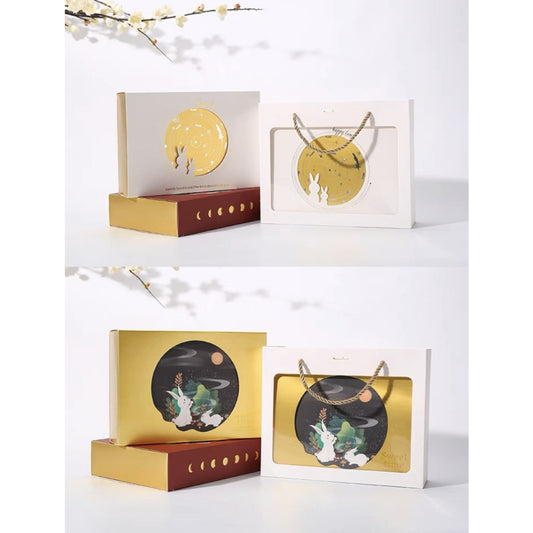 Pekanbaru Mooncake Hampers Box / Kotak Hampers Kue Bulan Set Warna Warni