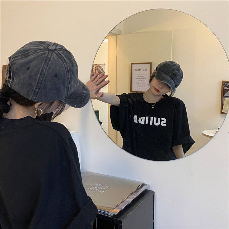 [littlecrab] Kaos Oversize Sunday Sablon Weekend Stop T-shirt Unisex Simple Aesthetic Tosca Baju Santai Korean Style