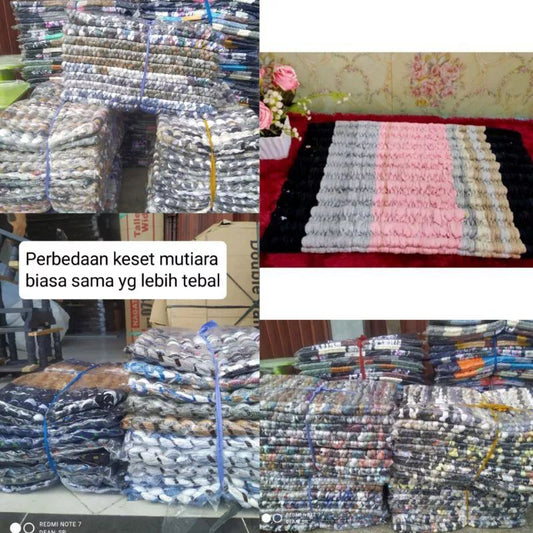 Pekanbaru (Super Tebal) Keset Kaki Premium Tebal Ukuran 40 x 60 cm / Keset Mutiara Tebal/ Keset Kamar Mandi